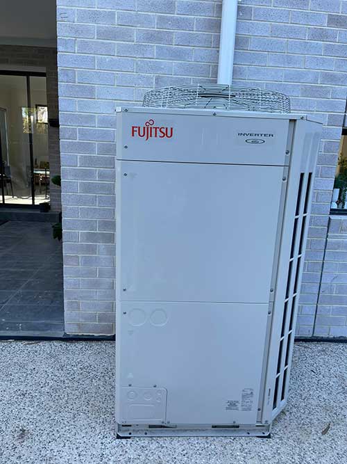 Installed Fujitsu 20 kWh unit
