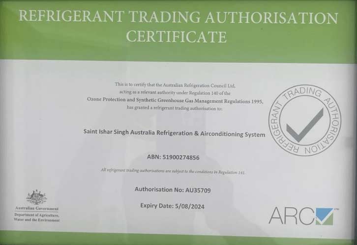 SISA Arctick Certified Air Conditioning Expert